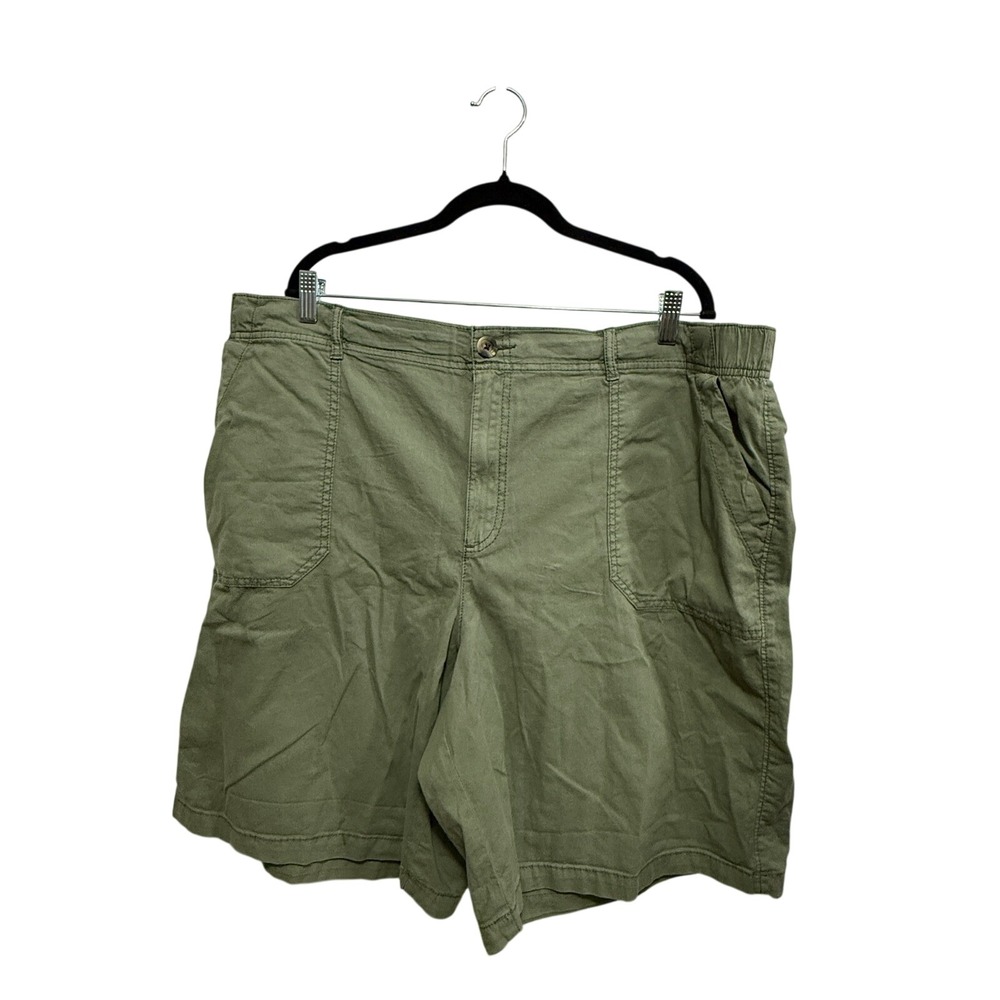 Sonoma Goods For Life Womens Bermuda‎ Shorts Olive Green Plus Size 2X New